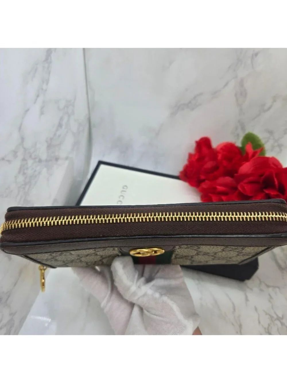 Gucci Wallet Ophidia Sherry Line